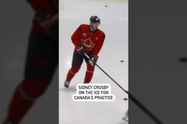 Sidney Crosby On The Ice At Canada’s Practice 👀