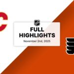 NHL Highlights | Flames vs. Flyers | November 02, 2025