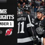 HIGHLIGHTS: New Jersey Devils at LA Kings | NHL Highlights