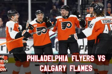 Philadelphia Flyers vs. Calgary Flames (11/2/25) - The Press Row Show: Pregame, INTs, Postgame