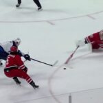 Pyotr Kochetkov's bad poke check leads to Jets game winner vs Hurricanes (2 mar 2024)