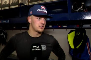 «Le groupe a confiance en lui» - Zachary Bolduc à propos de Samuel Montembeault