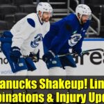 Canucks Shakeup! Line Combinations & Injury Updates | Pettersson & Willander Stepping Up!