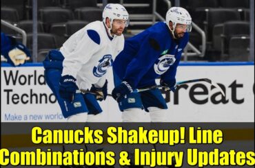 Canucks Shakeup! Line Combinations & Injury Updates | Pettersson & Willander Stepping Up!