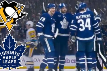 Toronto Maple Leafs vs Pittsburgh Penguins November 3 25 w/Superbman