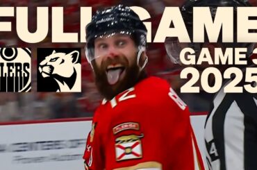FULL GAME | Panthers vs Oilers Stanley Cup Final Game 3 | 6.9.25