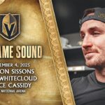 🎥 PREGAME SOUND: Sissons, Whitecloud & Cassidy