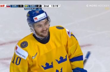 JVM 2019 - Emil Bemström gör två mål mot Slovakien