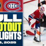 Philadelphia Flyers at Montreal Canadiens | FULL Shootout Highlights - November 4, 2025