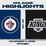NHL Highlights | Jets vs. Kings - November 4, 2025