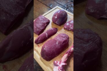 Butchering deer for beginners #shorts