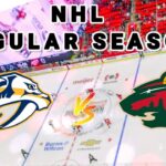 Nashville Predators vs Minnesota Wild | 2025 NHL Regular Season Live Play by Play Score