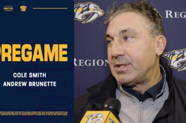 Cole Smith & Andrew Brunette Pregame: Oct. 30, 2025