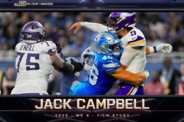 JACK CAMPBELL: WEEK 9 FILM STUDY - IS DETROIT'S MLB TOO VIOLENT FOR THE MODERN GAME? #lions