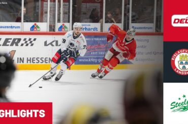 DEL2: EV Landshut vs. Bietigheim Steelers | Highlights