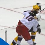 Sidney Crosby Drops Gloves For Fight With Pierre-Luc Dubois