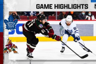 Maple Leafs @ Coyotes 1/12/22 | NHL Highlights