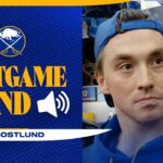 "It Was A Cool Moment" | Noah Ostlund After First NHL Goal | Buffalo Sabres