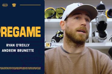 Ryan O’Reilly & Andrew Brunette Pregame: Nov. 6, 2025