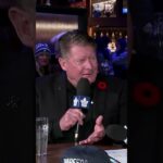 Glenn Healy speaks to the Börje Salming Courage Award 💙