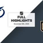 NHL Highlights | Lightning vs. Golden Knights | November 06, 2025