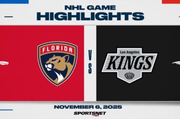 NHL Highlights | Panthers vs. Kings - November 6, 2025