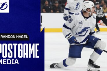 Postgame Media vs. Vegas Golden Knights | Brandon Hagel