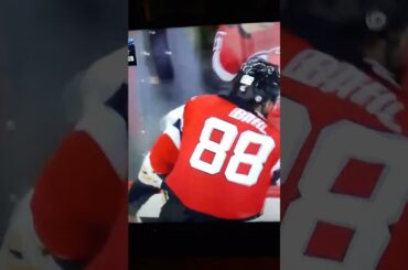 Trent Frederic and Bahl unloading on each other