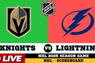 LIVE : Tampa Bay Lightning Vs Vegas Golden Knights | NHL 2025 | NHL Live SCOREBOARD | Nov 7 2025