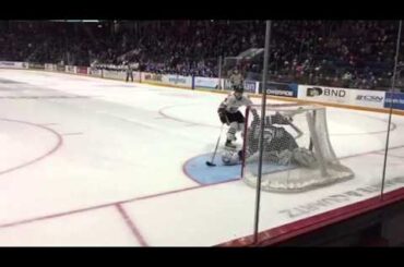 Guelph Storm Jacob Harris shootout winner