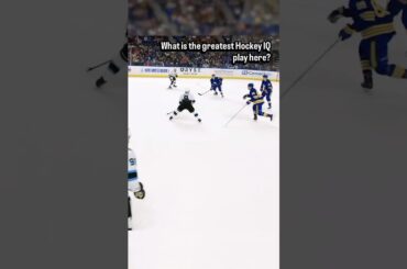 What is the greatest Hockey iQ play here? Clayton Keller does a lot of good things here 👀