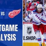 Panarin 3 Point Night Lifts Rangers Over Red Wings 4-1 | New York Rangers