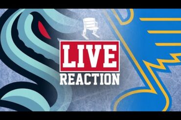 Seattle Kraken at St. Louis Blues Live Reaction!