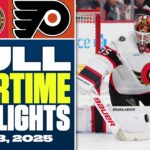 Ottawa Senators at Philadelphia Flyers | FULL Overtime Highlights - November 8, 2025