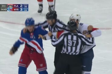 Ryan Strome And Mason Marchment Drop The Gloves