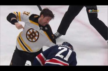 NHL Fight - Bruins @ Capitals - Ritchie vs Hathaway - 08 04 2021