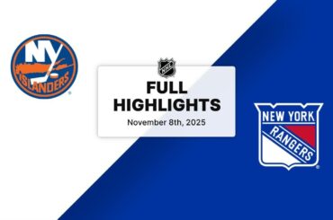 NHL Highlights | Islanders vs. Rangers | November 08, 2025