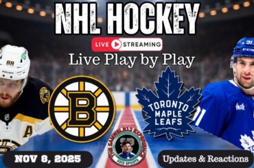 🏒 LIVE: Toronto Maple Leafs vs Boston Bruins NHL Play by Play & Reactions!