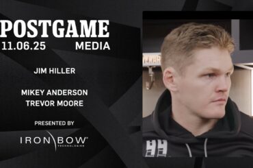 MEDIA: Mikey Anderson, Trevor Moore, & Jim Hiller | 11.06.25 Postgame Media | LA Kings