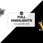 NHL Highlights | Kings vs. Penguins | November 09, 2025