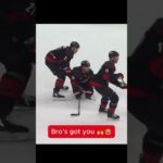 Jordan Martinook Needs a Push 😅 | NHL Funny Bench Moment #nhl