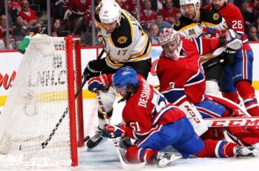 David Desharnais miraculously saves a goal