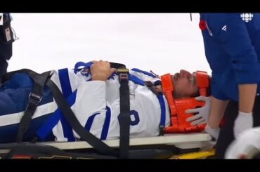 Tanev leaves on a stretcher after hit by Michkov - Tough Call Review
