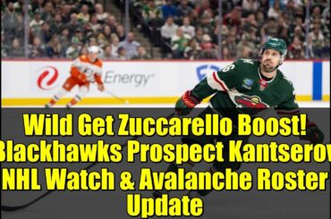 Wild Get Zuccarello Boost! Blackhawks Prospect Kantserov NHL Watch & Avalanche Roster Update