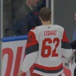 Charles Legault Gets Cut In Hand During Scrum