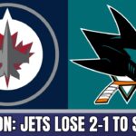 Winnipeg Jets lose to San Jose Sharks 2-1 | WST Post-Game Reaction