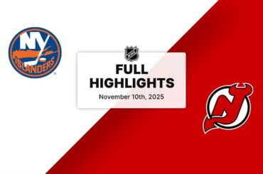 NHL Highlights | Islanders vs. Devils | November 10, 2025