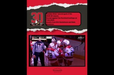 Sheldon Dries' Second Goal of the 2025-26 Season for the Grand Rapids Griffins