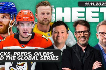 Ducks, Oilers, Predators, HHOF, and NHL Global Series ft. Greg Wyshynski & Uffe Bodin | The Sheet