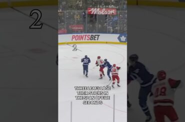 There was so much lumber on the ice that Nick Robertson almost grabbed Nicolas Roy’s stick. 🤨